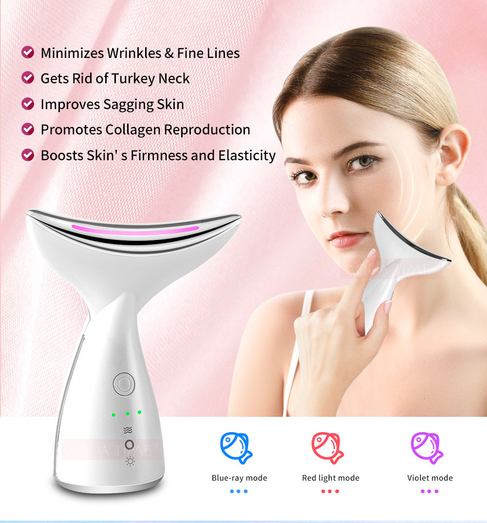 LumiGlow Neck & Face Lifting, Toning  Device